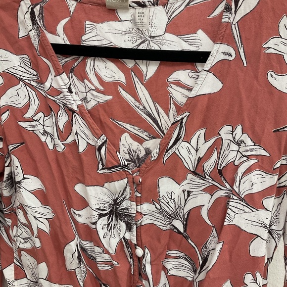 Roxy crop button up blouse - Picture 5 of 6